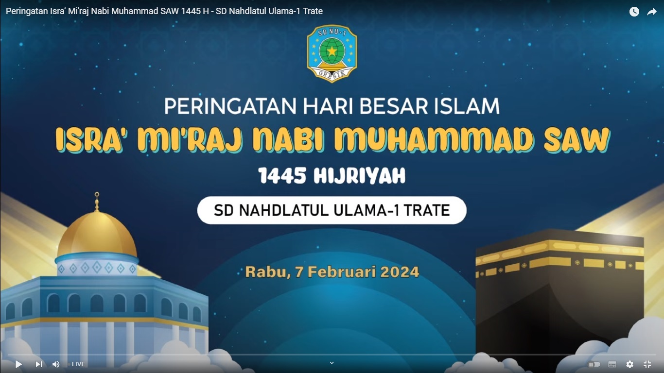 Live streaming , Peringatan Isro Mikroj Nabi Muhammad SAW 1445H
