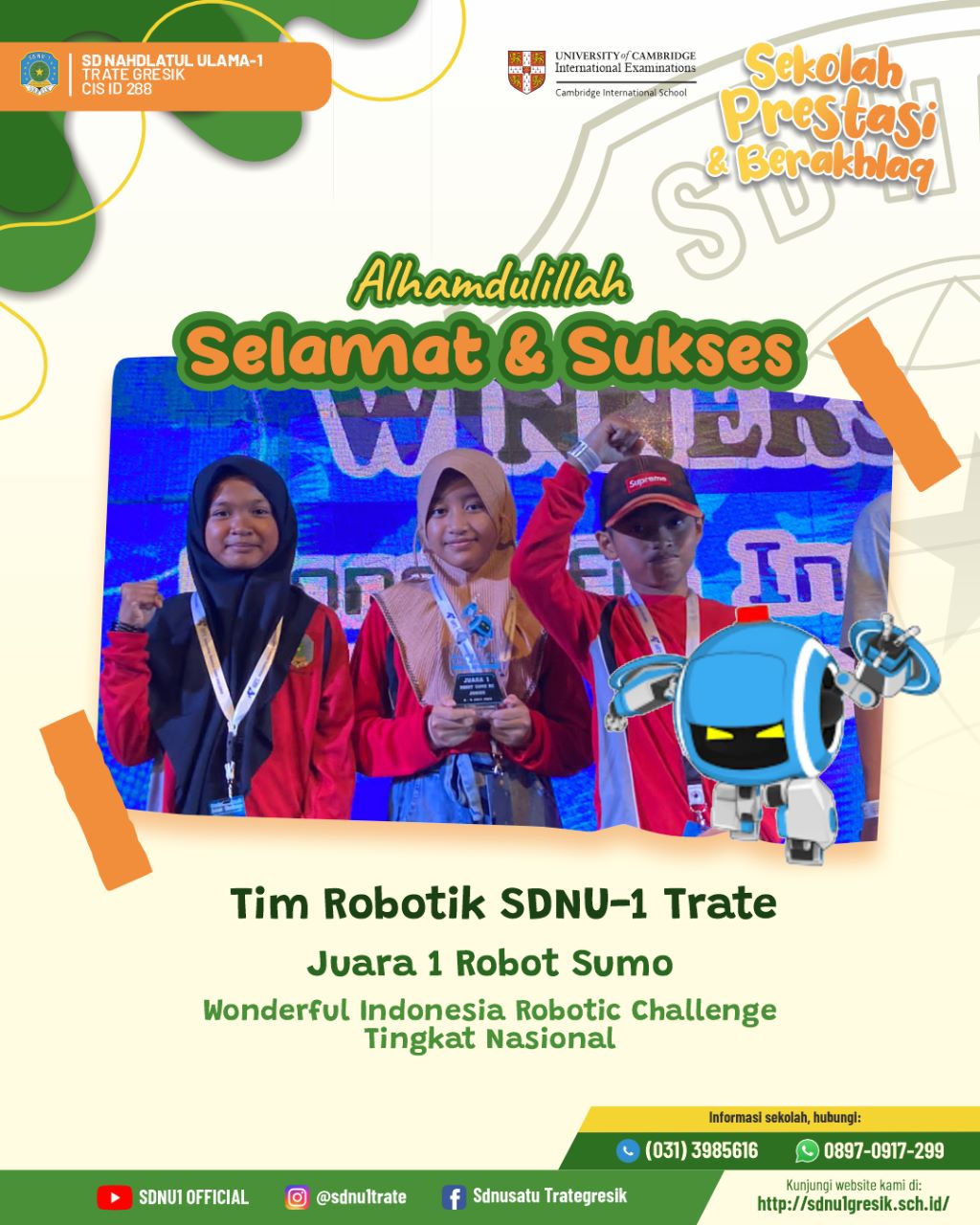 Juara 1 WIRC Robotic Sumo