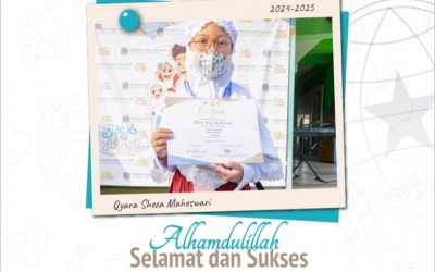 Kak Qyara Sheza Maheswari juara pada Level IKMC Ecolier 1-2 Klinik Pendidikan MIPA 2024 Tingkat Internasional