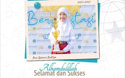 Kak Aira Queenie Raditya , Kelas 5 U-2, Juara 1 Lomba Tari, Kegiatan Tengah Semester, Gugus 03 Gresik, Tingkat Kabupaten