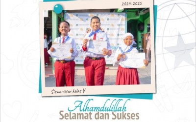 Kakak Kelas 5 juara pada Level IKMC Ecolier 3-4 Klinik Pendidikan MIPA 2024 Tingkat Internasional