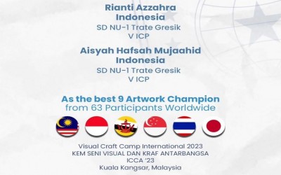 Juara 9 terbaik dunia dari 63 peserta antarbangsa pada ajang ICCA 2023