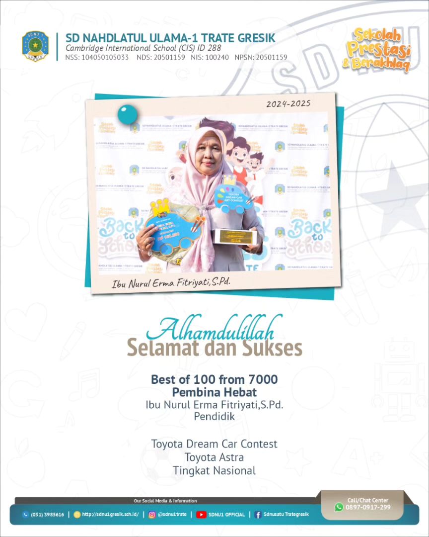 sdnu1trate_ibu-erma-juara-pembinahebat-toyotadreamcarcontest2024-tingkat-nasional
